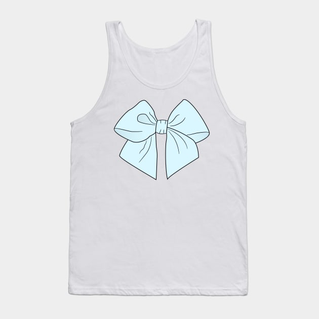 Alice Blue Vector Bow Tank Top by LozMac